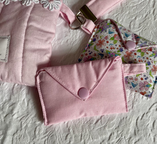 Handmade Cotton Card & Cash Holder – Fabric Wallet, Mini Pouch for Cards, Notes & Small Essentials