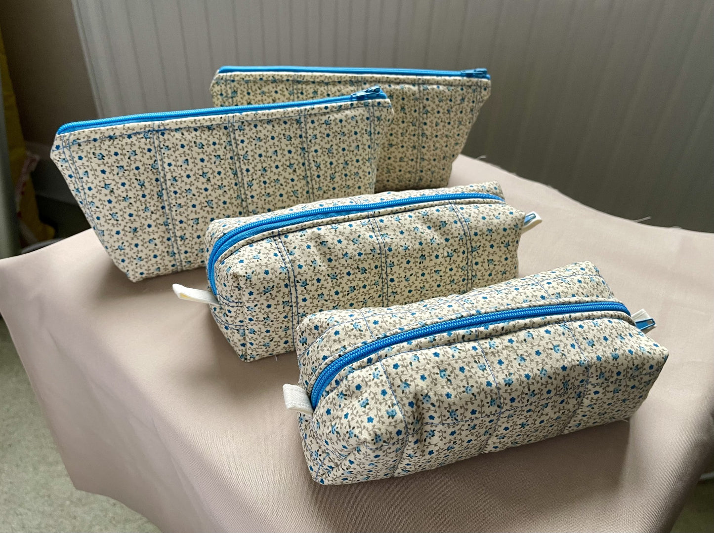Boxed and Quilted Pencil Case