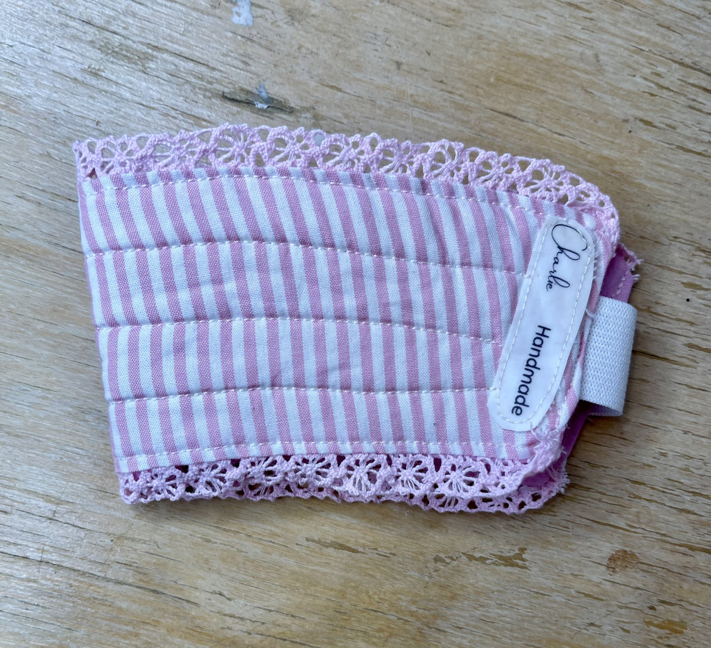 Handcrafted Insulated Cup Sleeves with Lace & Trims