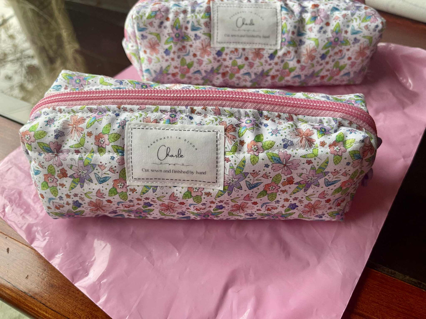 Boxed and Quilted Pencil Case